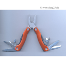 Mini Multi-Tool mit Tasche (orange)