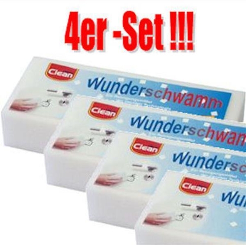 Wunderschwamm Schmutzradier 4er Set