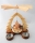 Kerzenkarussell Teelicht Pyramide aus Holz für Teelichter (Teelichter nicht im Lieferumfang)