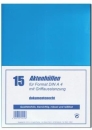 Aktenhüllen, Klasichtmappen DIN A4  450 Stk.  mit Griffausstanzung farbl. asortiert