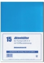Aktenhüllen, Klasichtmappen DIN A4  450 Stk.  mit Griffausstanzung farbl. asortiert